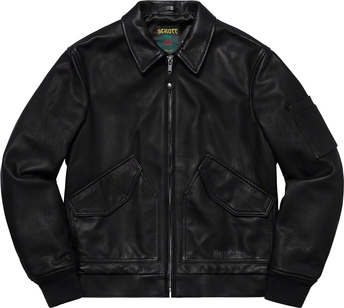 Supreme®/Schott® Leather Tanker Jacket